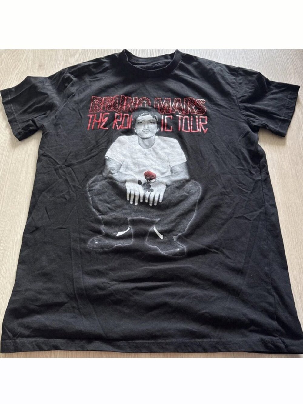Bruno Mars The Romantic Tour 2026 Graphic Concert T-Shirt